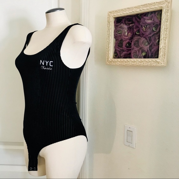 Forever 21~Bodysuit~Textured / Like New - Picture 2 of 16